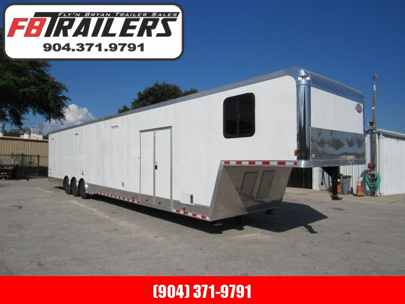 2021 Cargo Mate 50ft Bath Package Gooseneck Car / Racing Trailer 2021 Cargo Mate 50ft Bath Package Gooseneck Car / Racing Trailer