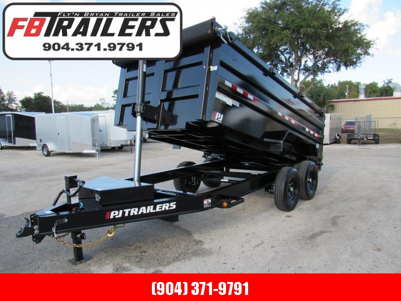 2023 PJ Trailers 7X14 Telescopic Lift Dump Trailer FB Trailer Dealer