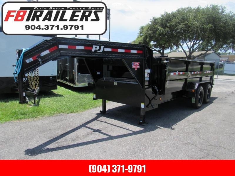 2020 PJ Trailers 16ft Tandem 10K Gooseneck Dump Trailer 2020 PJ Trailers 16ft Tandem 10K Gooseneck Dump Trailer