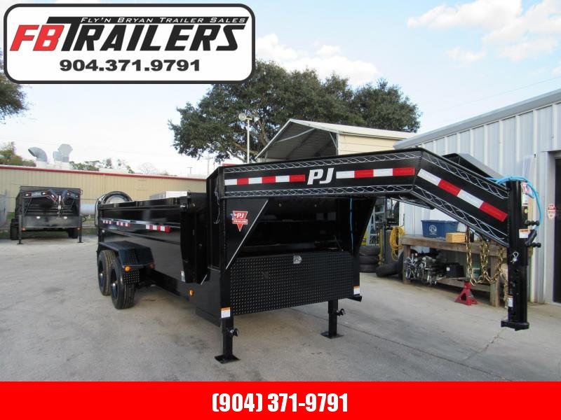 2020 PJ Trailers 16ft Tandem 10K Gooseneck Dump Trailer 2020 PJ Trailers 16ft Tandem 10K Gooseneck Dump Trailer