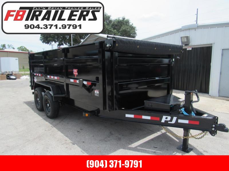 2020 PJ Trailers 7X16 with 4ft Sides Dump Trailer 2020 PJ Trailers 7X16 with 4ft Sides Dump Trailer