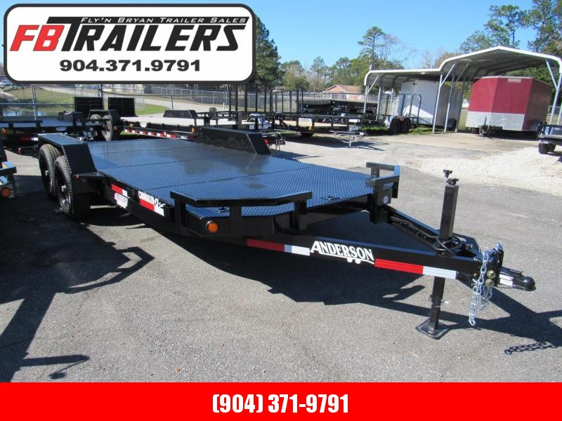 2022 Anderson Manufacturing 20ft Open Car Hauler Equipment Trailer 2022 Anderson Manufacturing 20ft Open Car Hauler Equipment Trailer