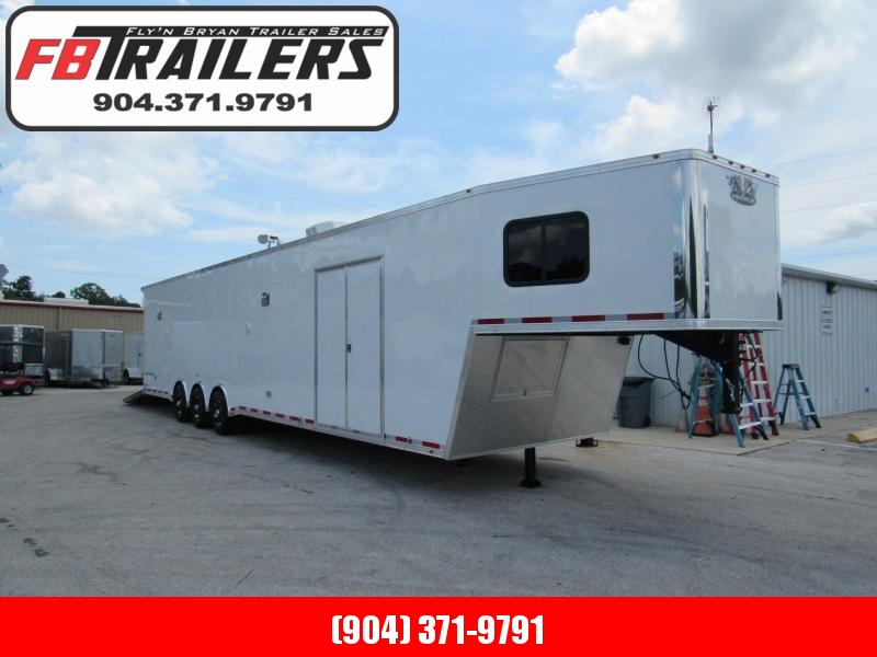 2022 Vintage Trailers 44ft Gooseneck Bath Package Car / Racing Trailer 2022 Vintage Trailers 44ft Gooseneck Bath Package Car / Racing Trailer