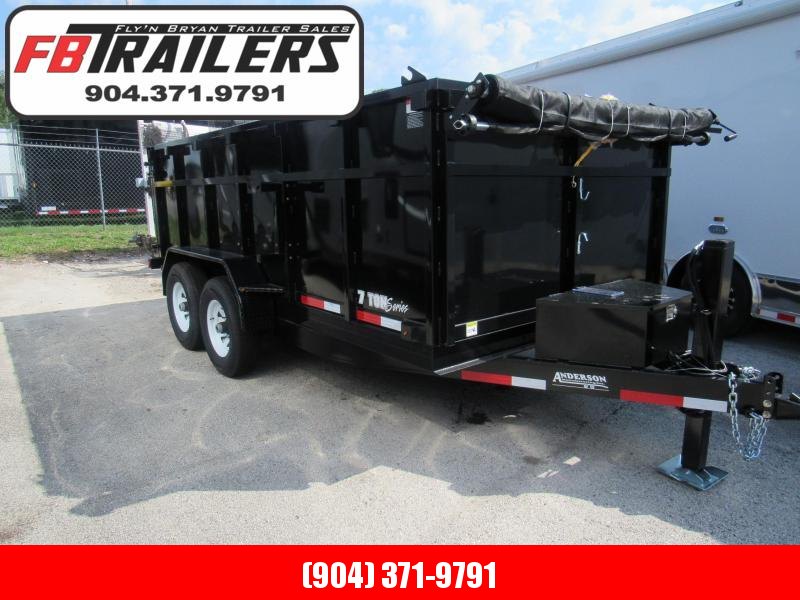 2020 Anderson Manufacturing 7X14 4ft High Side Dump Trailer 2020 Anderson Manufacturing 7X14 4ft High Side Dump Trailer