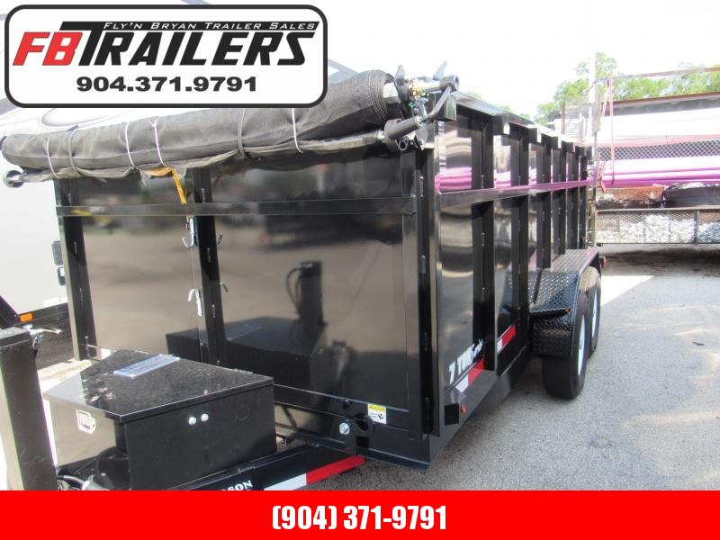 2020 Anderson Manufacturing 7X14 4ft High Side Dump Trailer 2020 Anderson Manufacturing 7X14 4ft High Side Dump Trailer