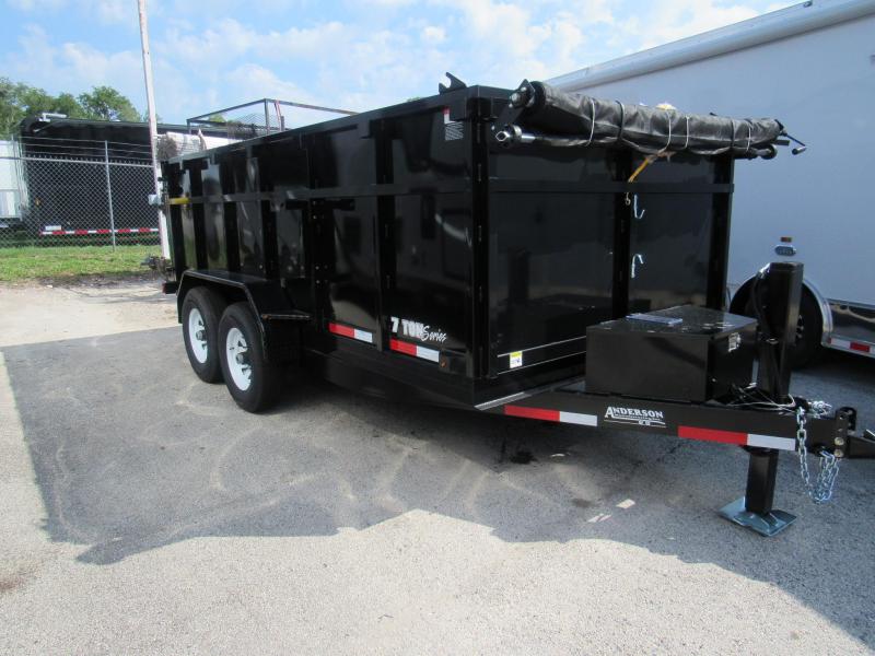 2020 Anderson Manufacturing 7X14 4ft High Sides Hydraulic Jack Dump Trailer 2020 Anderson Manufacturing 7X14 4ft High Sides Hydraulic Jack Dump Trailer