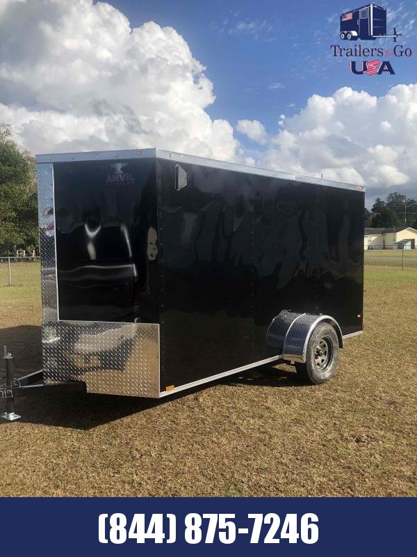 2022 Anvil 6x12 black Enclosed Cargo Trailer 2022 Anvil 6x12 black Enclosed Cargo Trailer