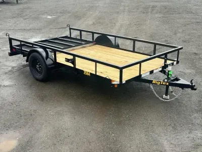 2026 Big Tex Trailers 6.5x12 Utility W/ Fold Flat Ramp 2995LB GVWR (35SA 