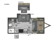 used Travel Trailers Winnebago Micro Minnie for sale, in Mountain Home, AR Thumbnail 2