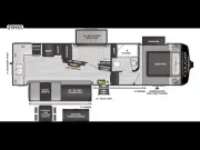 used Travel Trailers Keystone RV Cougar Half-Ton for sale, in Mountain Home, AR Thumbnail 2