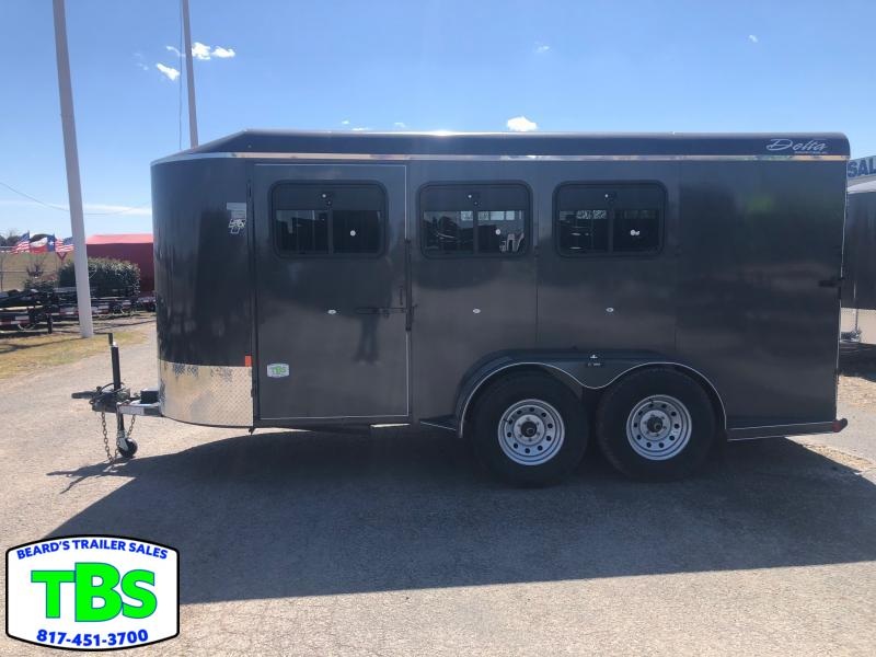 2021 Delta Manufacturing 6x16 Stock / Stock Combo Trailer 2021 Delta Manufacturing 6x16 Stock / Stock Combo Trailer