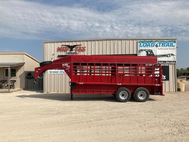 2021 Big Bend 16' X 6'8" Full Top Gooseneck Livestock Trailer 2021 Big Bend 16' X 6'8" Full Top Gooseneck Livestock Trailer