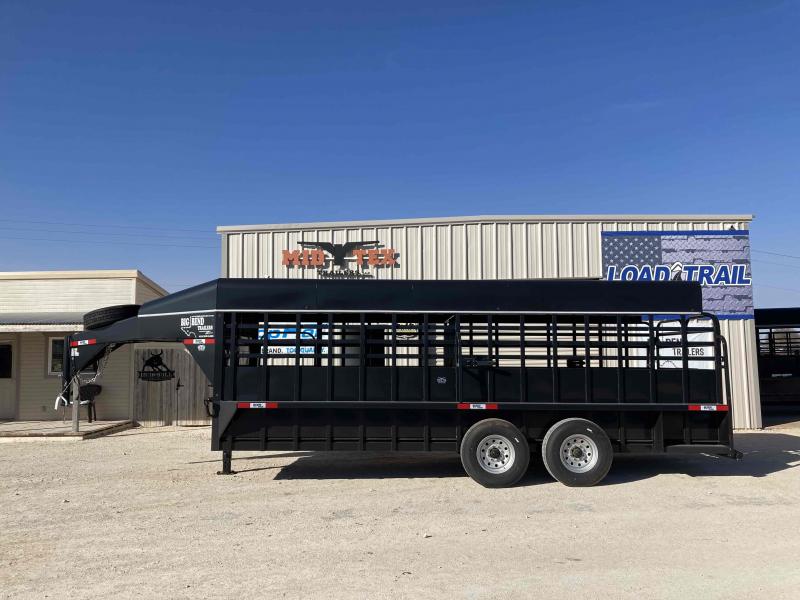 2023 Big Bend 20FT Stock Trailer Livestock Trailer Mid Tex Trailers