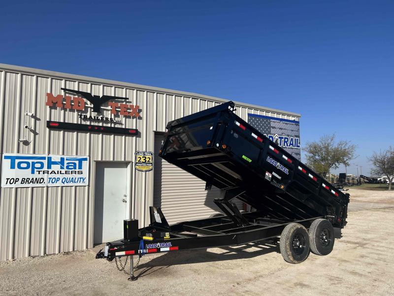 LOAD TRAIL 83" X 14' TANDEM AXLE DUMP Mid Tex Trailers For Sale in