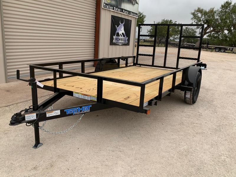 2023 Top Hat DSA 77"x12' Utility Trailer Mid Tex Trailers For Sale in
