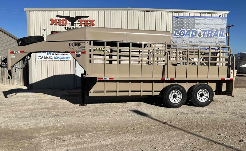 2022 Big Bend 16' Half Top Gooseneck Livestock Trailer 2022 Big Bend 16' Half Top Gooseneck Livestock Trailer