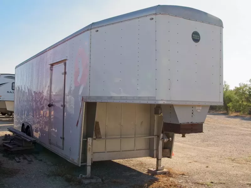 2013 Wells Cargo 34' Enclosed Trailer with 9' Ceiling