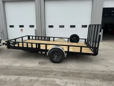 2027 PJ Trailers U8 - 83-Inch Single Axle Channel Utility (83 x 14)