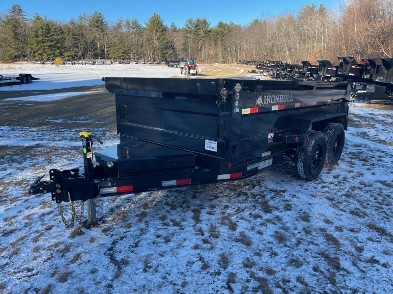 2022 Iron Bull Trailers 6x12 Powder Coated 10K Dump Trailer w/Tarp Kit