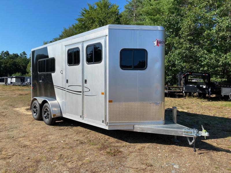 2023 Frontier Ambassador Straight Load 2Horse Trailer w/67" Tack