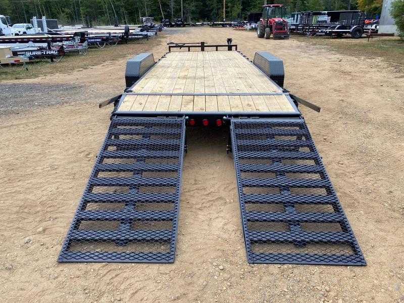 2025 PJ Trailers 7x22 Powder Coated 14K Low Pro Equipment Trailer w/5