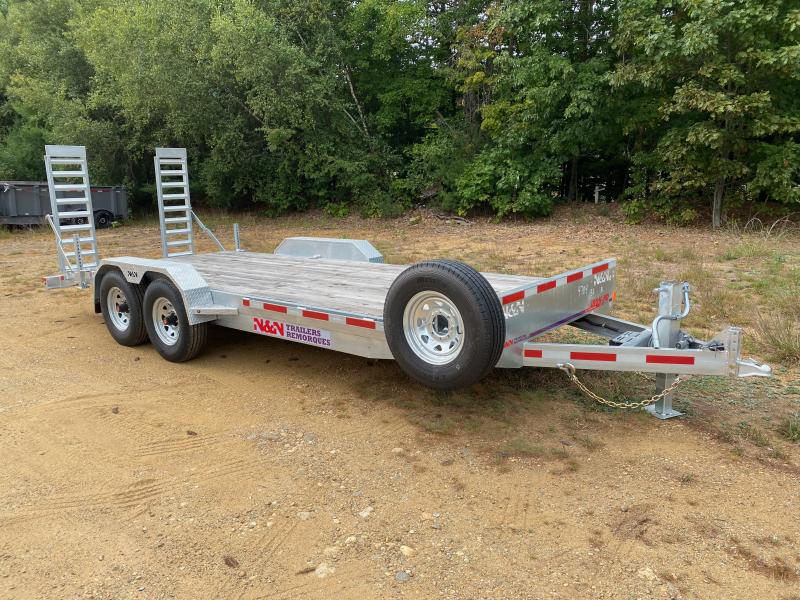 2024 N&N Trailers 7x20 Galvanized 15K Equipment Trailer w/Stand Up Ramps in  Loudon, NH | Trailer Trader