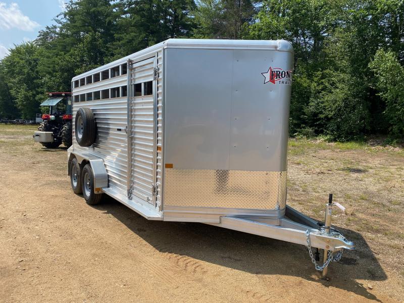 2024 Frontier Livestock 16'7" Lite Aluminum 10K Livestock Trailer w