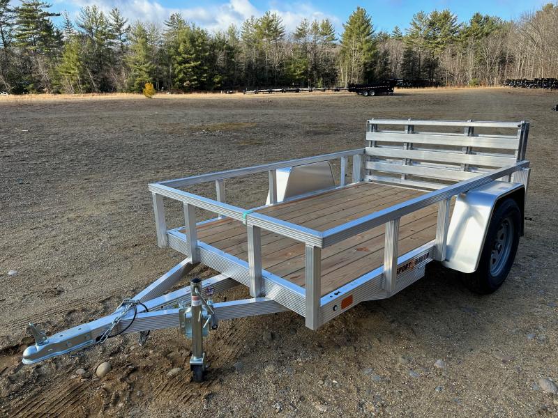 2023 Sport Haven 5x8 Aluminum Utility Trailer w/BiFold Rear Ramp Central NH Trailers Dump
