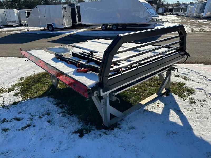 2022 SnoPro Trailers Aluminum Sled Deck w/Tie Down Bars & Loading Ramp