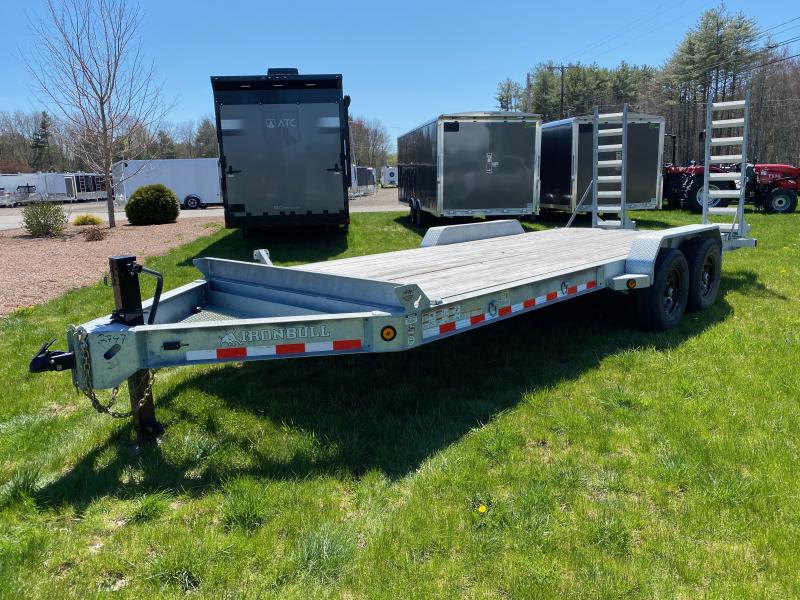 2021 Iron Bull 7x20 Galvanized 14K LowPro Equipment Trailer w/Stand Up Ramps 2021 Iron Bull 7x20 Galvanized 14K LowPro Equipment Trailer w/Stand Up Ramps