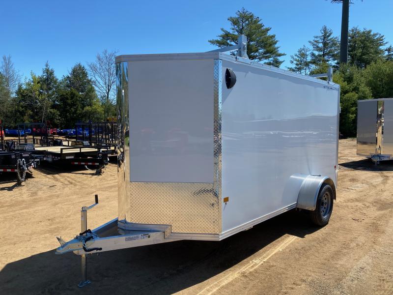 2024 Stealth 6x12 Aluminum 3K Enclosed Cargo Trailer w/Roof Racks