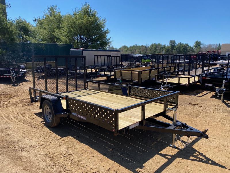 2024 Sure-Trac 7x12 Powder Coated 3K ATV/Utility Trailer w/Side Storing Ramps aJM4vY53zd2p