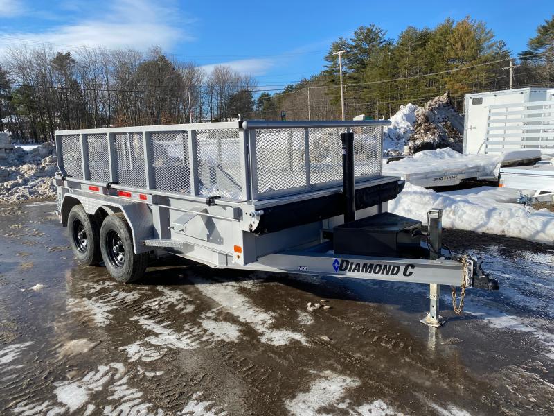 2023 Diamond C Trailers 6.5x12 Powder Coated 10K Telescopic Dump