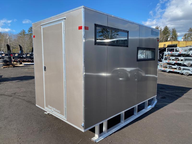 2023 Mission 5x8 Ice Shack w/Tow Hitch, Windows, & Roof Vent Central