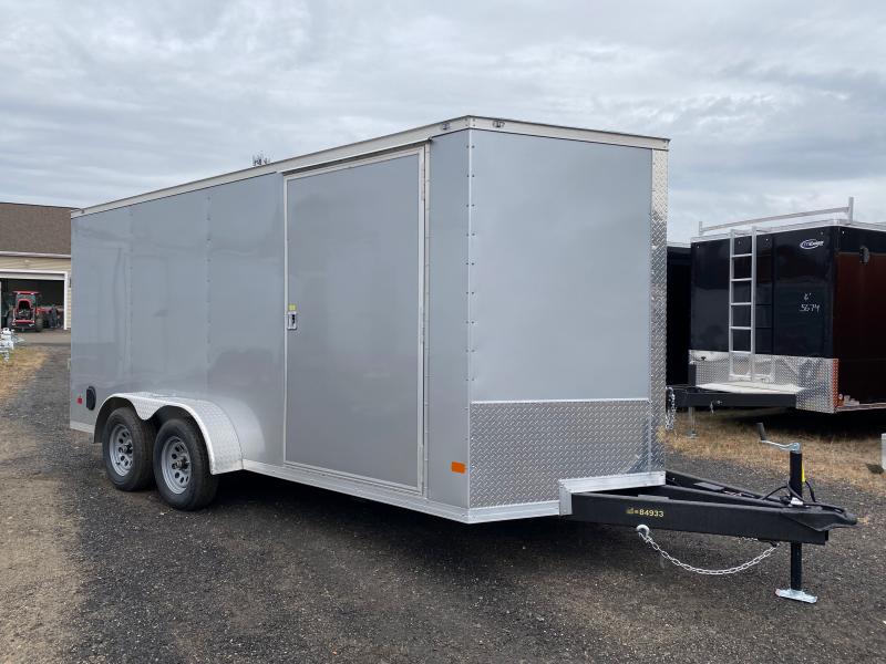 2024 Covered Wagon Trailers 7x16 Enclosed 7K Cargo Trailer w/Extra Height & Extended Tongue