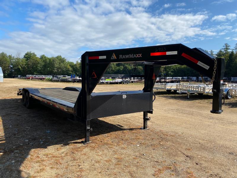 2022 RawMaxx 8.5x28 Powder Coated 14K Equipment Trailer w/Dovetail ...