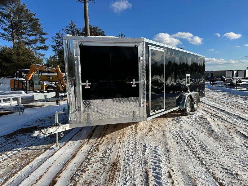 2024 Stealth Trailers 7.5x18 Enclosed 3Place Snowmobile Trailer w/Fuel