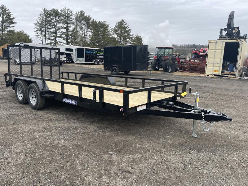 2023 BND 7x20 Galvanized 10K Landscape Trailer w/Rear Ramp Gate