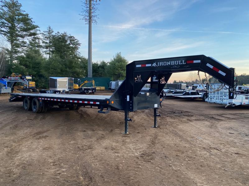 2023 Iron Bull Trailers 8.5x32 Deckover Gooseneck 24K Equipment Trailer