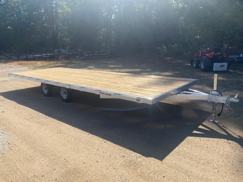 2025 Sport Haven 101x24 Aluminum 6.4K Deckover Light Equipment Trailer