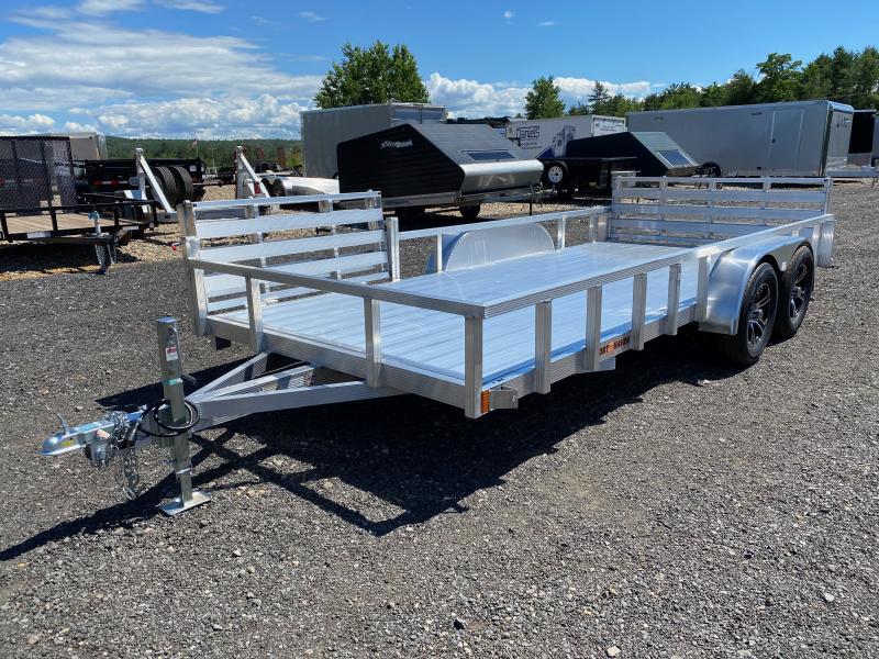 2022 Sport Haven 7x16 All Aluminum 7k Utility Trailer w/BiFold Side