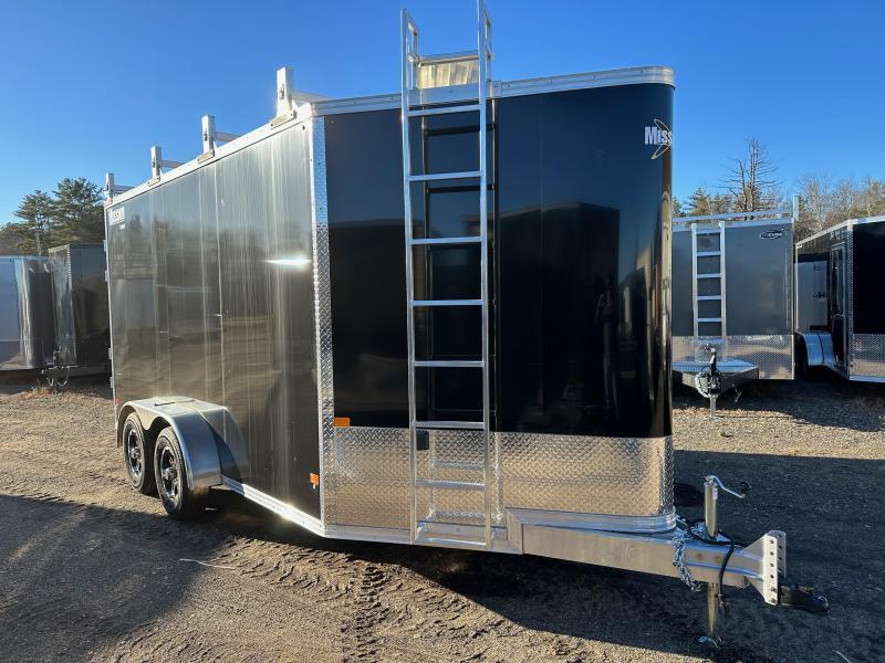 2023 Mission 7x14 Aluminum 10K Enclosed Cargo Trailer w/Extra Height & TONS of Options