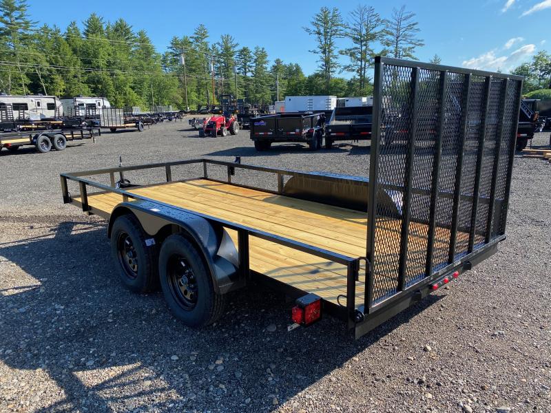 2022 Triple Crown Trailers 6x14 5.5K Utility Trailer w/Fold Flat Ramp