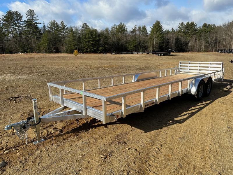 2023 Sport Haven 5x8 Aluminum Utility Trailer w/Fold Flat Ramp Central NH Trailers Dump