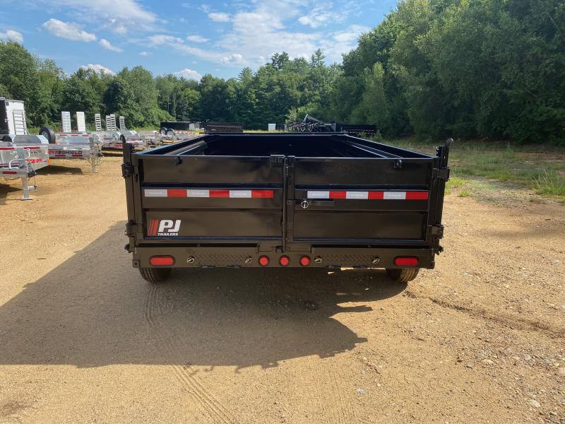 2025 PJ Trailers 7x12 Powder Coated 14K Scissor Lift Dump Trailer w