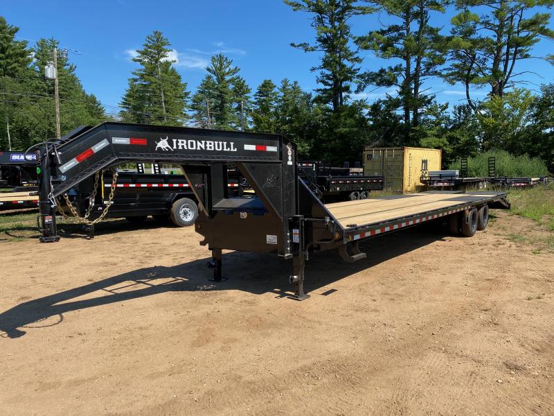2022 Iron Bull 8.5x36 Powder Coated 24K Gooseneck Equipment Trailer w