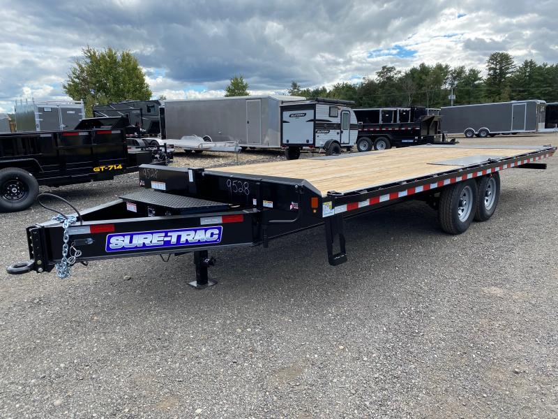 2023 Sure-Trac 8.5x22 Powder Coated 15K Power Tilt Deckover Equipment Trailer 2023 Sure-Trac 8.5x22 Powder Coated 15K Power Tilt Deckover Equipment Trailer