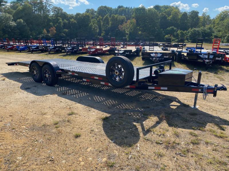 2024 BCL Fabrication 7x24 Steel Deck 14K Tilt Equipment Trailer w/Winch