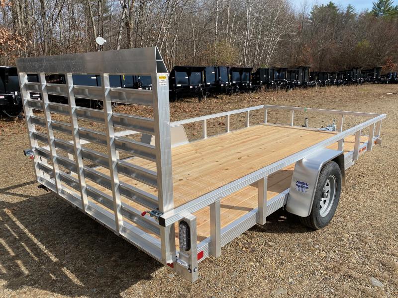 2023 Sport Haven 7x14 Aluminum 3K Utility Trailer w/Fold Flat Ramp