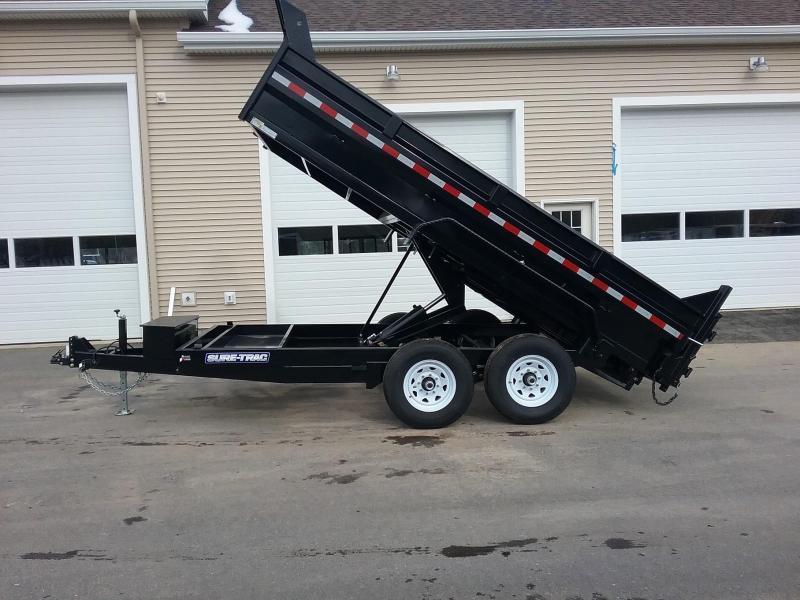 Sure-Trac 7 x 14 HD Low Profile Dump Trailer Sure-Trac 7 x 14 HD Low Profile Dump Trailer